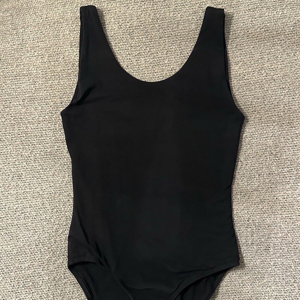 Pact Everyday Tank Bodysuit Black Capsule Wardrobe Layering Organic Cotton Small - Picture 5 of 15